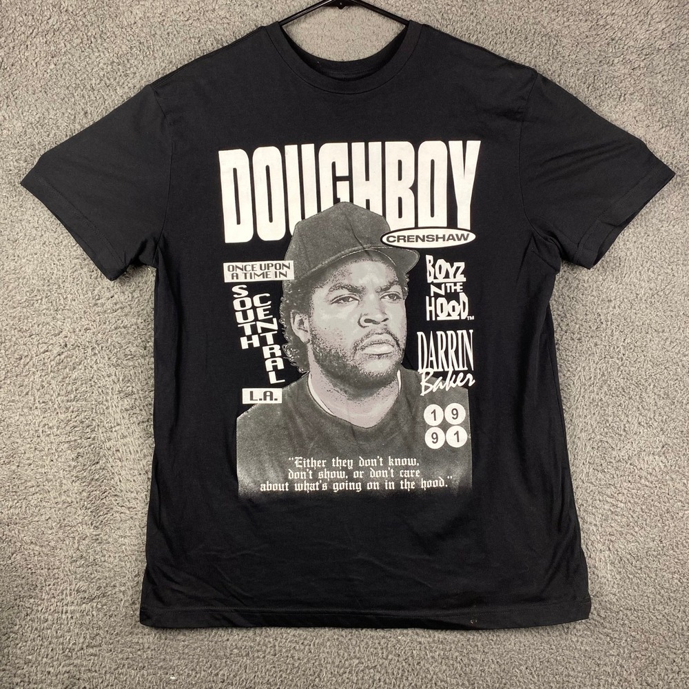 Boyz‎ N The Hood Doughboy Ice Cube Movie T Shirt Crenshaw Graphic Tee Large